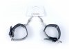 Fetish Boss Series Handcuffs with cristals 3 cm Silver